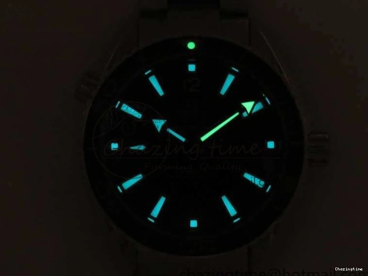 1230 Sleek Planet Ocean Professional Ceramic Bezel 42mm 1:1 MK Best Edition Silver Markers On SS Bracelet A 8085